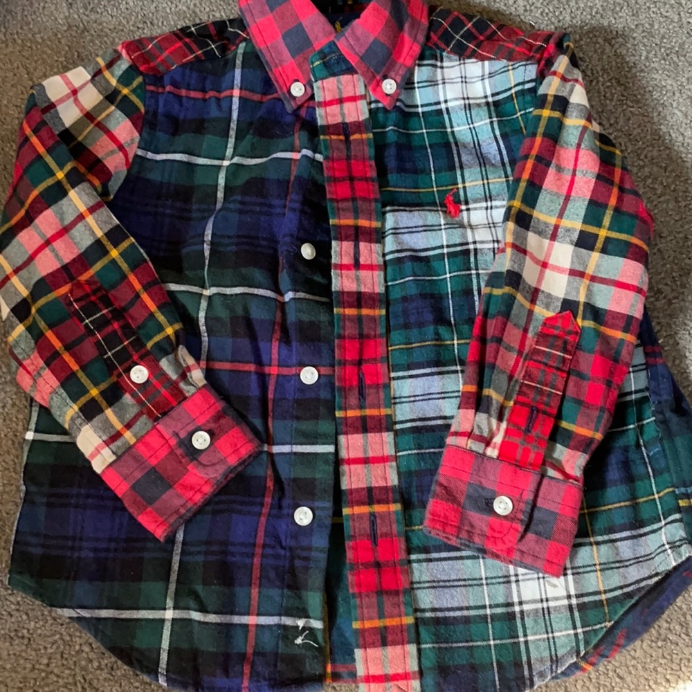 Polo plaid shirt super cute